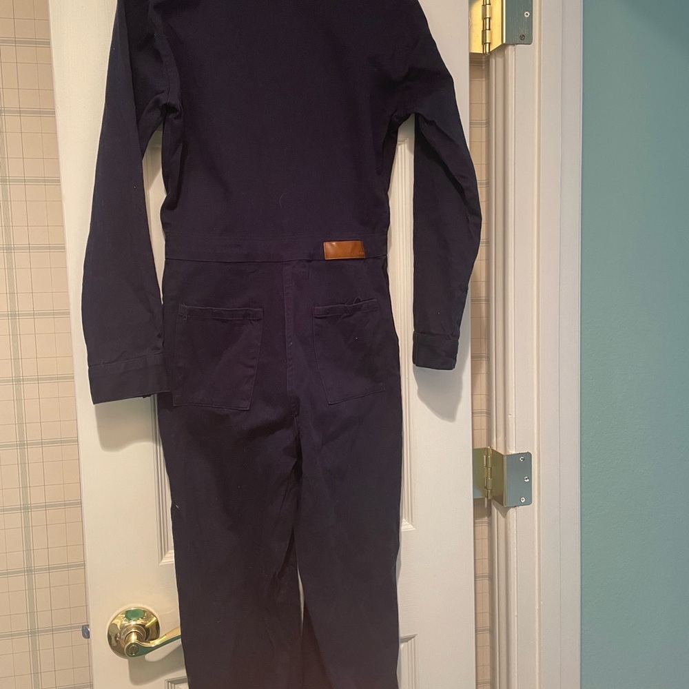 Rivet Utility Navy Blue Women's Jumpsuit